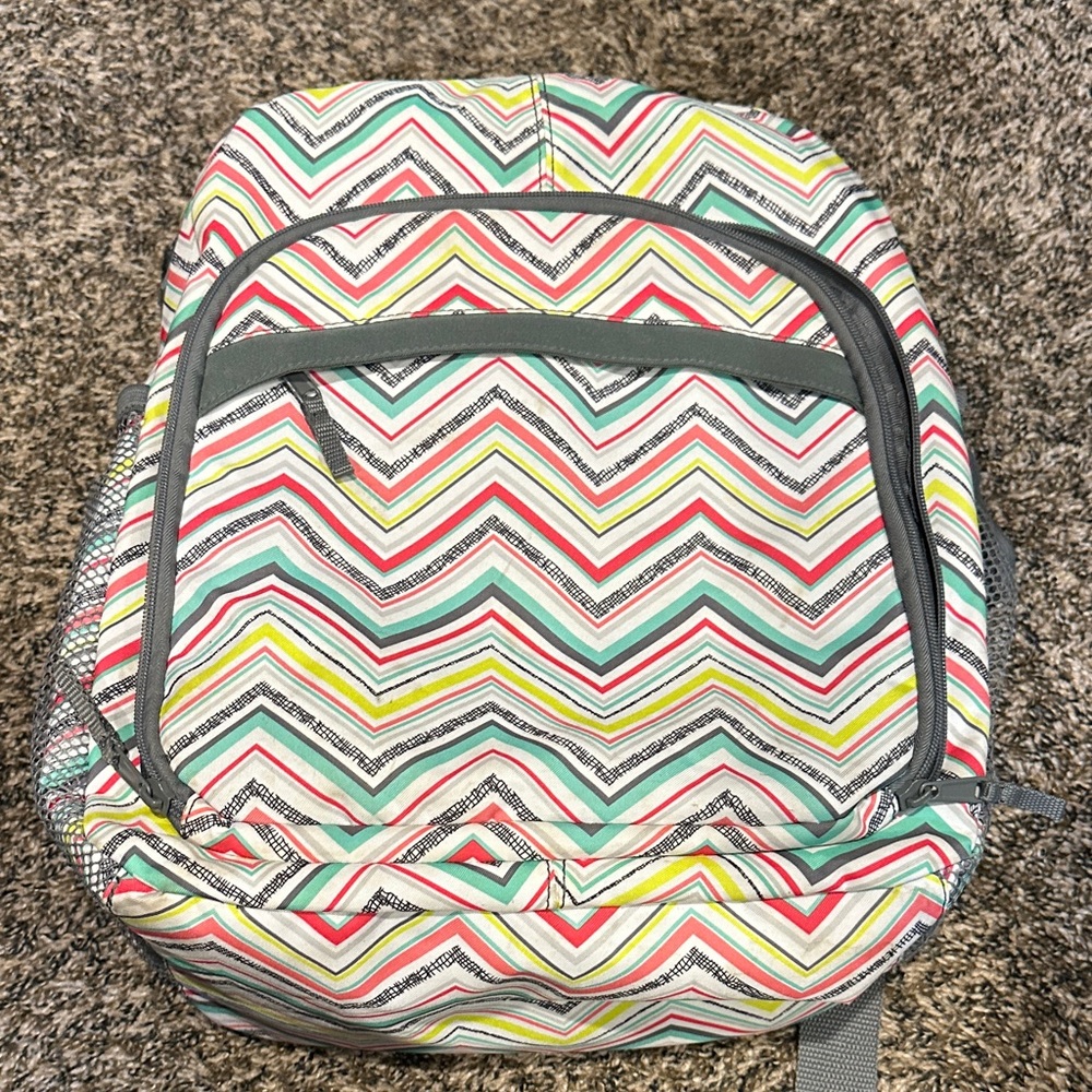 Thirty One Chevron Pattern Backpack - image 1
